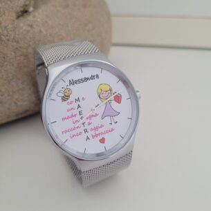 Orologio x Maestre personalizzato Argento