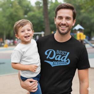 t-shirt nera in cotone 100%