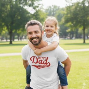 T-shirt bianca in cotone 100%