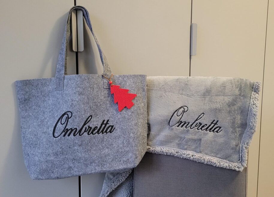 completo borsa in feltro piu coperta in pile (2)